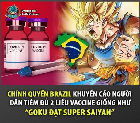 Các fan Dragon Ball phấn khích khi hình ảnh Son Goku được sử dụng trong việc tuyên truyền tiêm vắc xin COVID-19 - Ảnh 1.