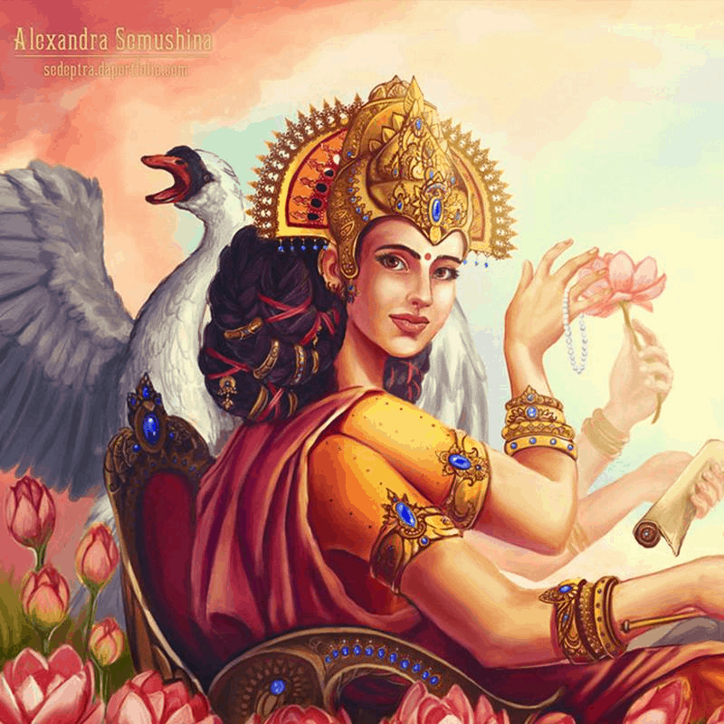 Saraswati – Nữ thần đại diện cho tri thức, nghệ thuật và âm nhạc