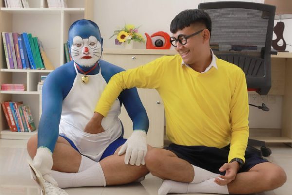 Doraemon phiên bản hàng Việt: Nhìn ngoại hình chuẩn mèo ú nhưng vẫn khiến fan chết tim vì quá lố - Ảnh 1.