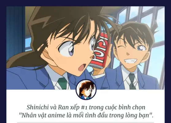 Nhân ngày mối tình đầu tại Nhật Bản, cặp đôi Ran và Shinichi trong Conan xuất sắc giật giải quán quân - Ảnh 1.