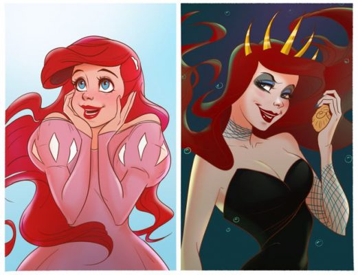14 nàng công chúa Disney trông sẽ như thế nào nếu họ là nhân vật phản diện trong phim - Ảnh 1.