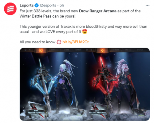 DOTA 2 ra mắt Arcana Drow Ranger, ngay lập tức bị cộng đồng LMHT tố đạo nhái Vayne Hoa Linh Lục Địa - Ảnh 2.
