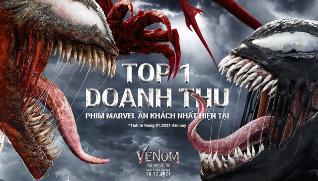 Venom: Let There Carnage xuất sắc là phim Marvel có doanh thu cao nhất từ đầu năm đến nay - Ảnh 1.