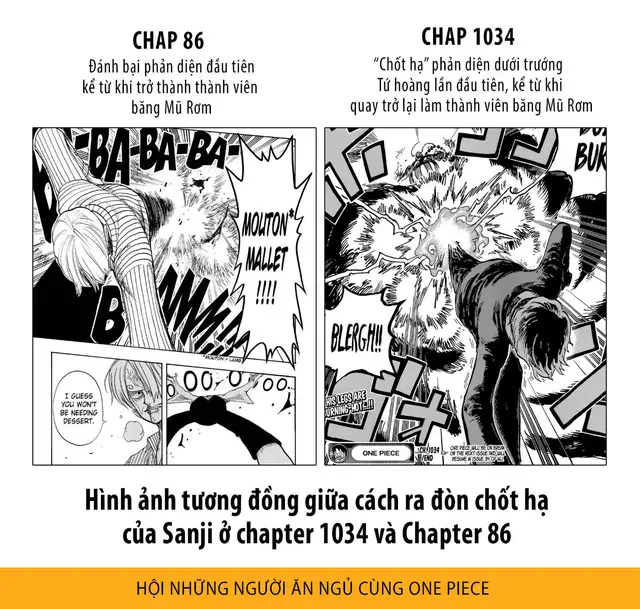 Spoil nhanh One Piece chap 1035: Sanji đánh bại Queen, King lộ mặt thật - Ảnh 1.