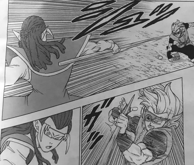 Dragon Ball Super chap 79 hé lộ cuộc chiến gay cấn giữa hai kẻ cùng được rồng thần ban cho sức mạnh - Ảnh 1.