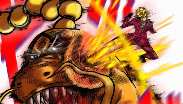 Chết cười với loạt ảnh chế One Piece chap 1034: Sức mạnh của Sanji và câu chuyện buồn của danh hài Queen tóc vàng - Ảnh 1.