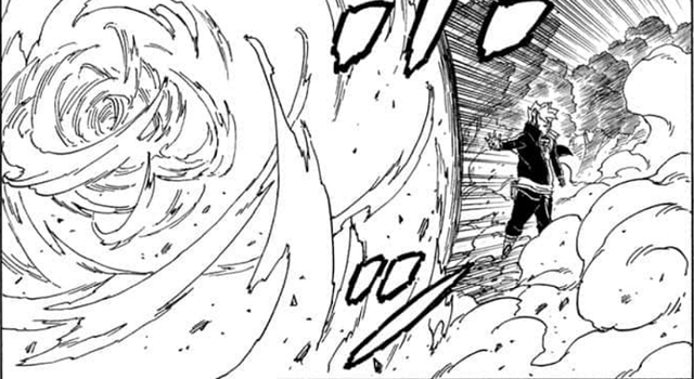Boruto 65: Naruto trở thành cục tạ sau khi bị giảm sức mạnh và được Kawaki dùng Karma cứu nguy trong tích tắc - Ảnh 1.