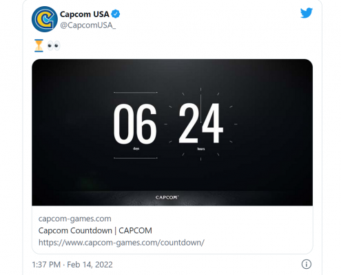 Capcom đếm ngược ra game mới.