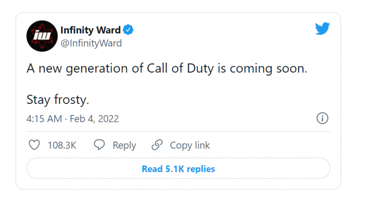 "Một thế hệ Call of Duty đang đến".