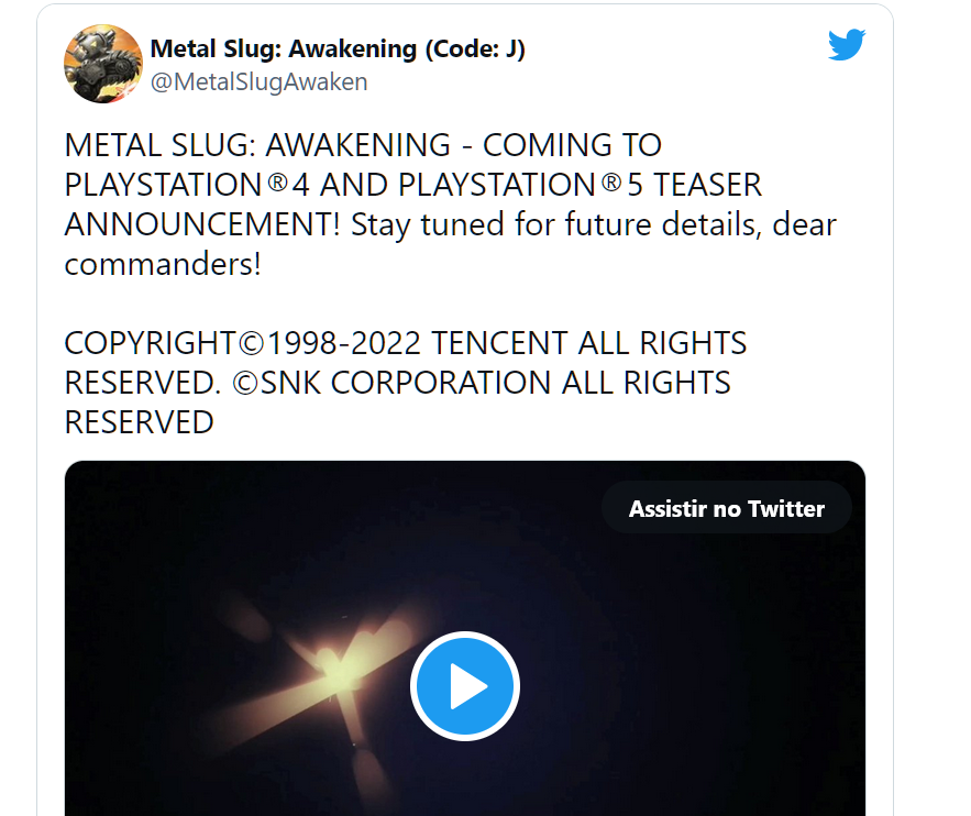 Metal Slug Awakening phát hành cho mobile và console.