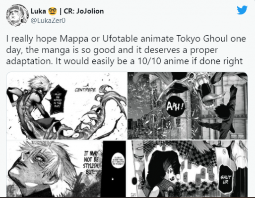 Sau thành công của anime Kimetsu no Yaiba và Attack on Titan, các fan kêu gọi các studio hãy remake Tokyo Ghoul - Ảnh 1.