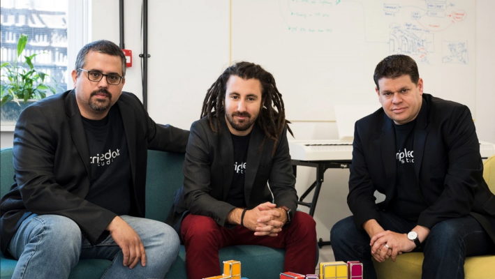 Từ trái qua phải: Akin Babayigit, Eyal Chameides và Lior Shiff lãnh đạo Tripledot Studios.