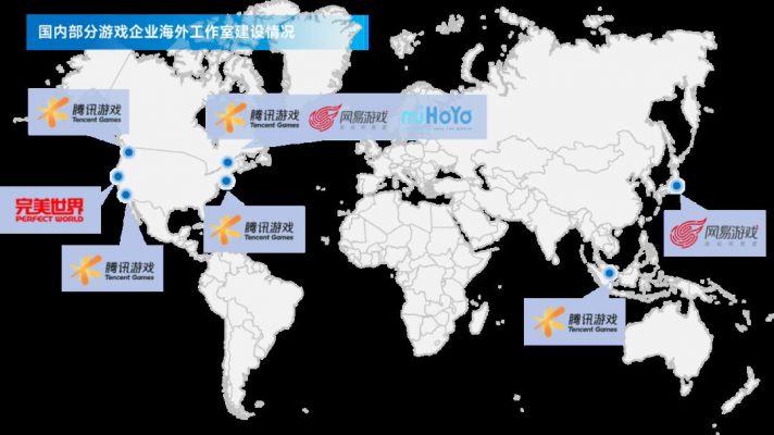 Tencent, NetEase và miHoYo thay nhau gây ảnh hưởng các vùng.