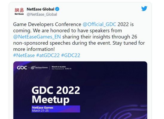 NetEase có lượng bài tham luận khủng tại GDC 2022.