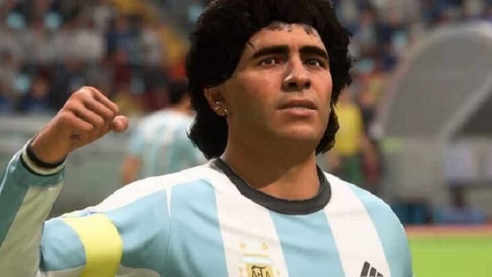 EA loại bỏ hình ảnh huyền thoại bóng đá Diego Maradona khỏi FIFA Mobile 22.