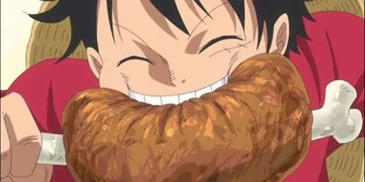 Bản tính “meat lover” của Luffy