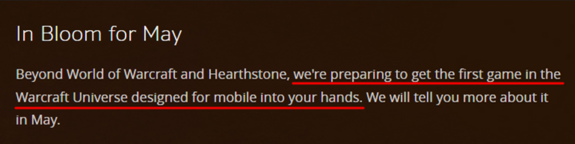 World of Warcraft Mobile có thêm điều mới mẻ vào tháng 05/2022.