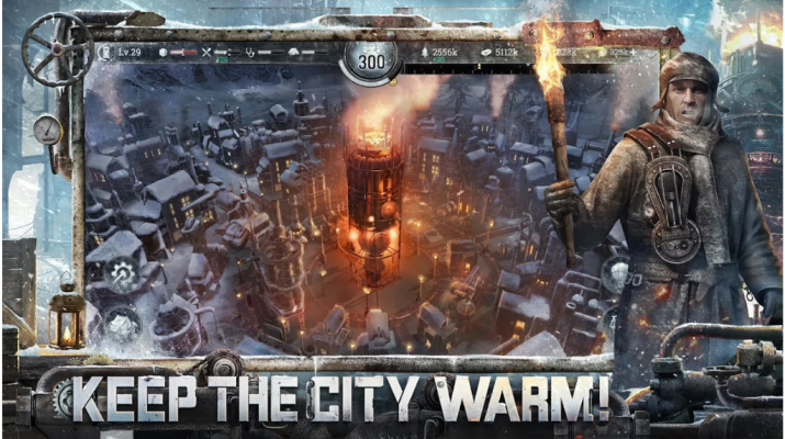 Frostpunk Rise of the City là trò chơi di động gốc của The Top Sellers of 2018 đoạt giải Bạc