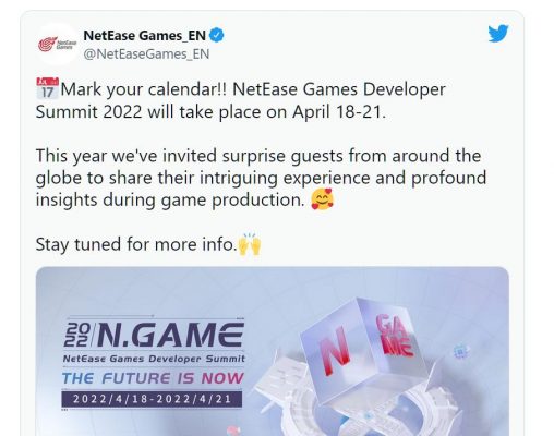 NetEase Games Developer Summit 2022 sắp được tổ chức.