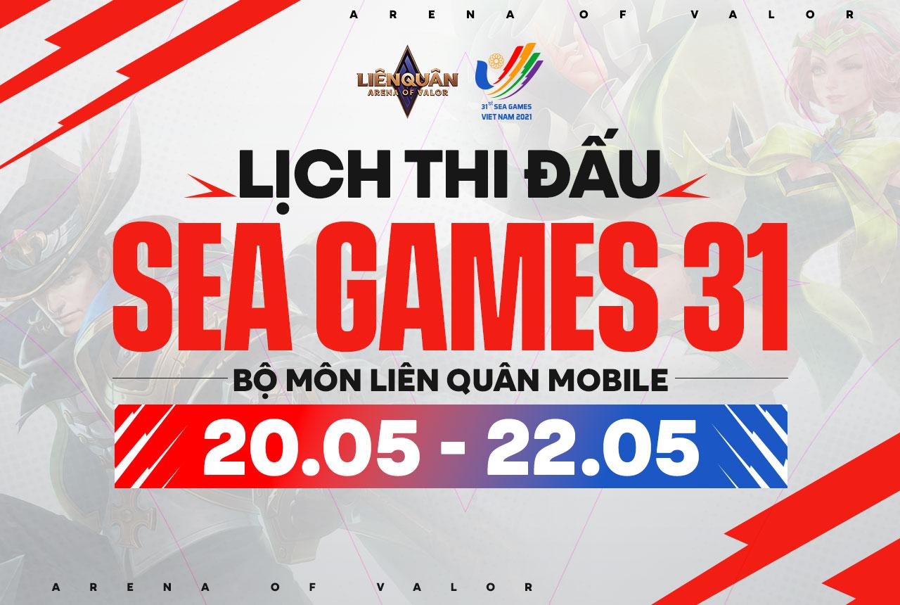 Công bố chính thức lịch thi đấu bộ môn Liên Quân Mobile tại SEA Games 31