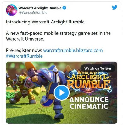 Warcraft Arclight Rumble sẽ sớm mở test.