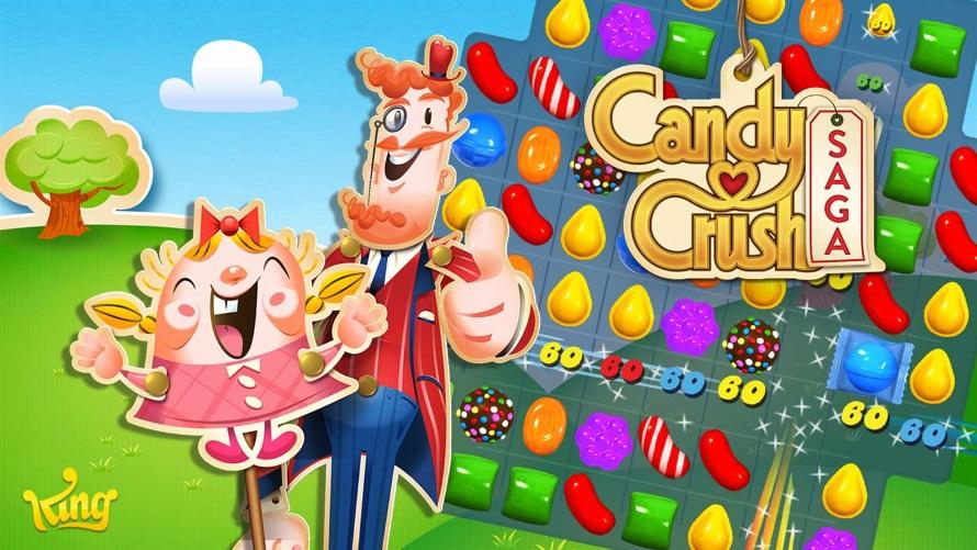 King nổi tiếng với tựa game Candy.