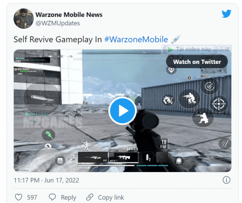COD Warzone có tính năng tự hồi sinh cho người chơi.