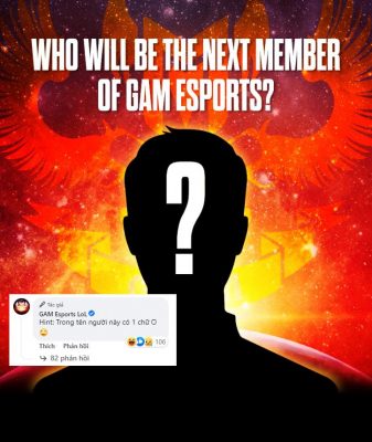 GAM Esports bật mí tên thành viên mới.