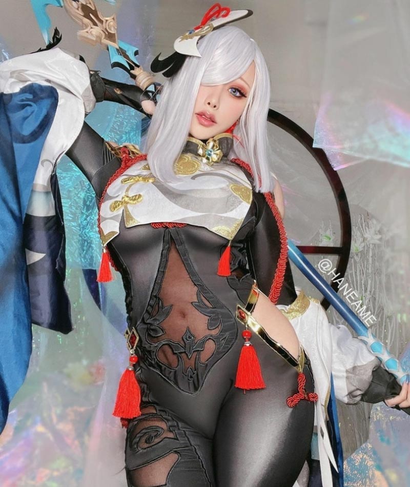 Gái xinh cosplay Shenhe 3