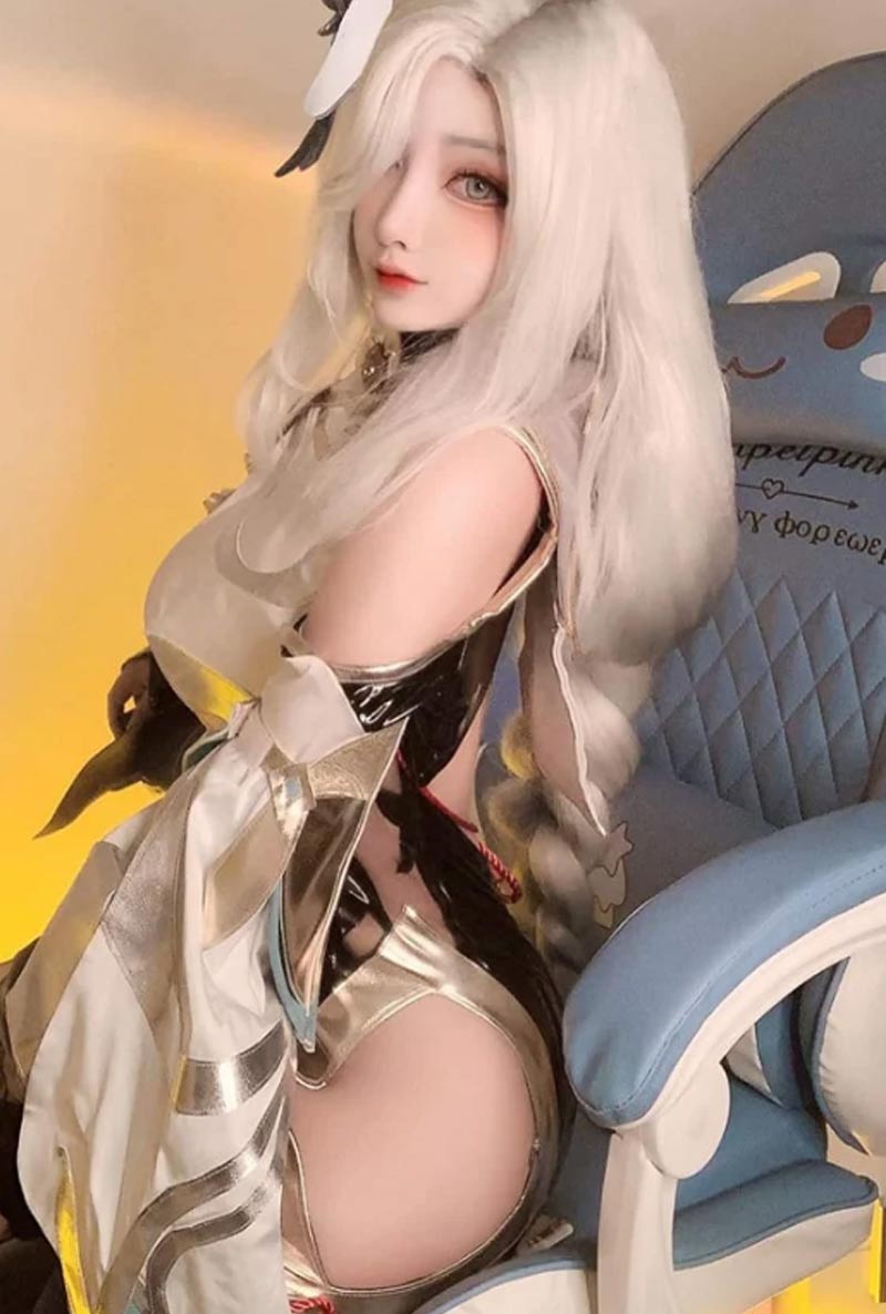 Gái xinh cosplay Shenhe 6