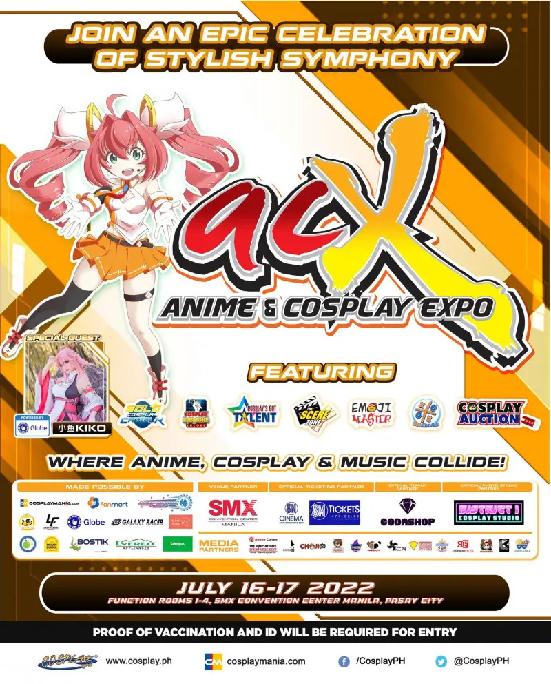 Cùng đón chờ sự kiện Anime & Cosplay Expo (ACX) đầu tiên kể từ năm 2019!