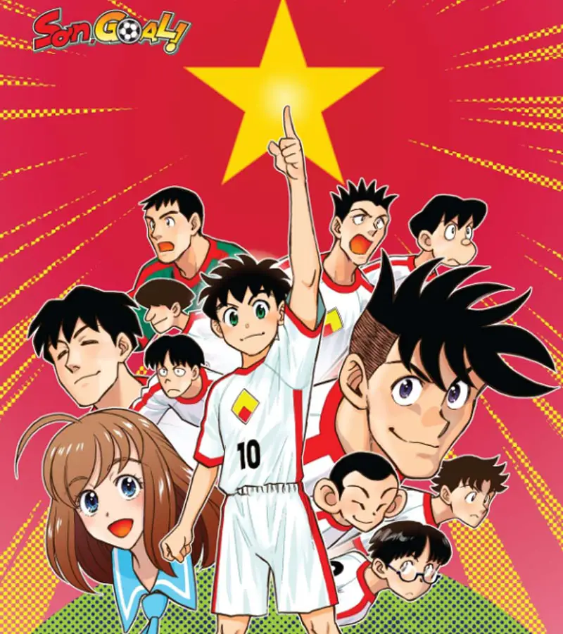 Truyện tranh Sơn Goal! được mangaka người Nhật sáng tác dựa trên tinh thần bóng đá Việt