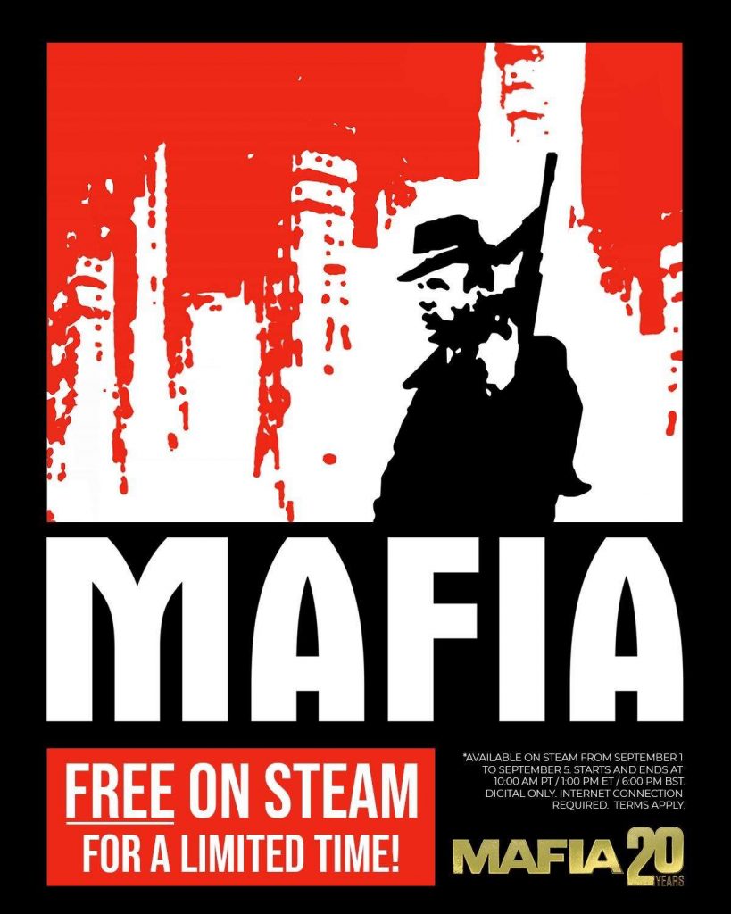Siêu phẩm Mafia bất ngờ tặng miễn phí cho game thủ trên Steam
