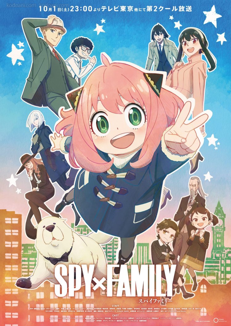 Phần 2 của Spy × Family Anime tiết lộ công chiếu ngày 1 tháng 10 với hình ảnh mới