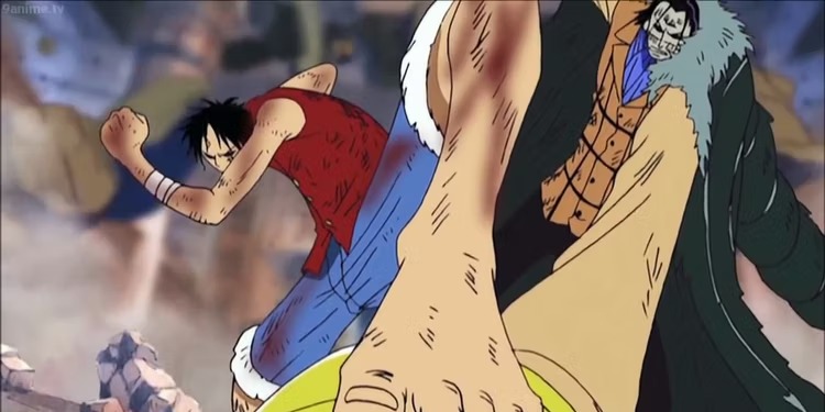 Luffy đã tận dụng điểm yếu hệ Logia của Crocodile trong One Piece