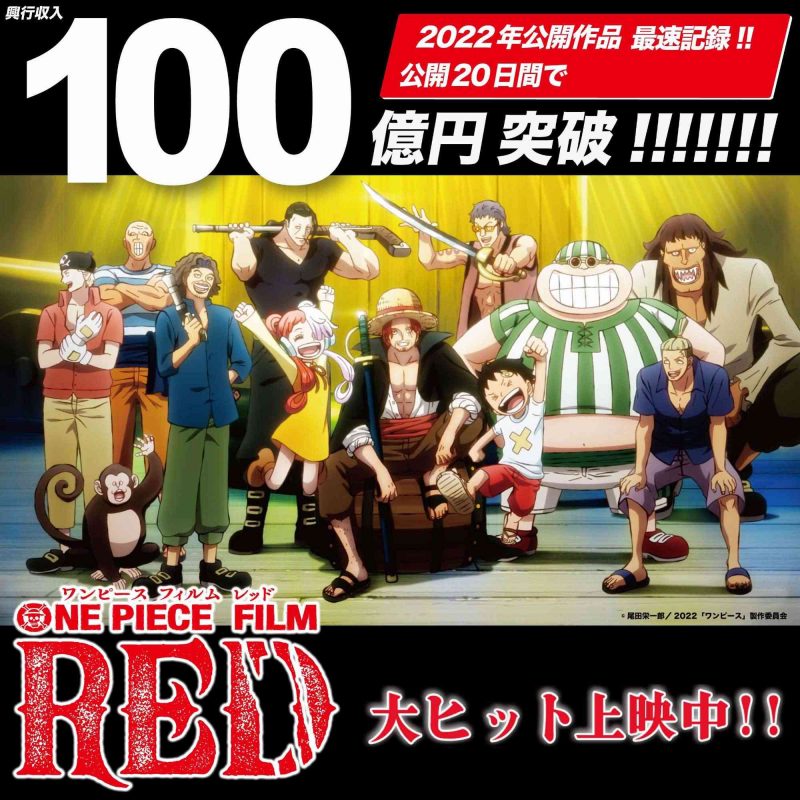 One Piece Film: Red trở thành tác phẩm thành công nhất của Toei Animation