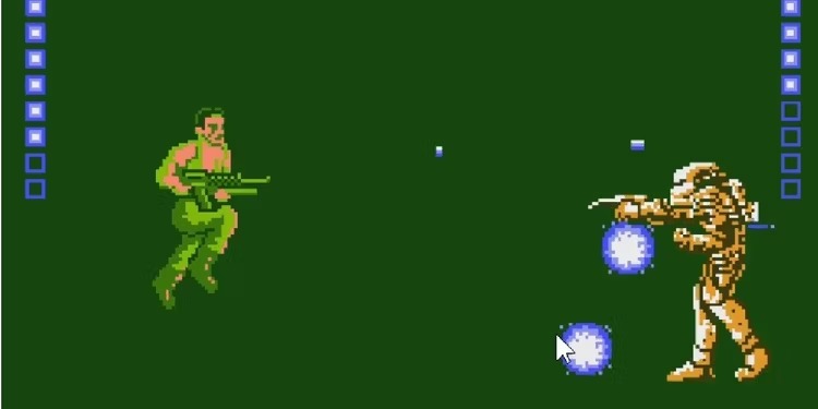 Trò chơi săn mồi đầu tiên cho NES & MSX là một Predator Games bắn súng hành động tiêu chuẩn