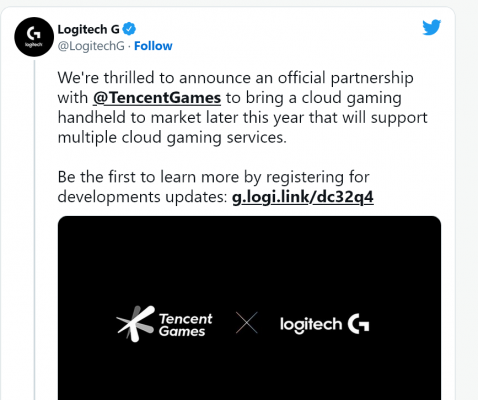 Logitech G và Tencent Games triển khai dự án game trên nền tảng đám mây.
