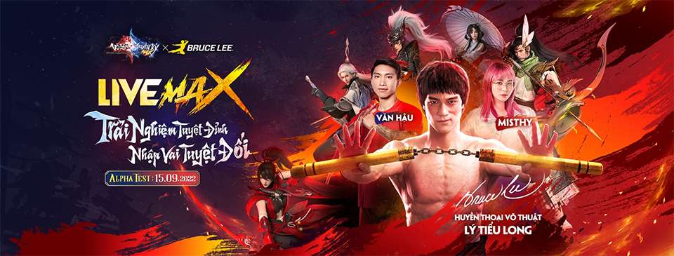 Võ Lâm Truyền Kỳ MAX công bố đại sứ hình tượng MAX đỉnh – huyền thoại võ thuật Lý Tiểu Long và ấn định Alpha Test vào 15/09
