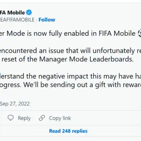 FIFA Mobile sửa chế độ chơi và dữ liệu World Cup 2022
