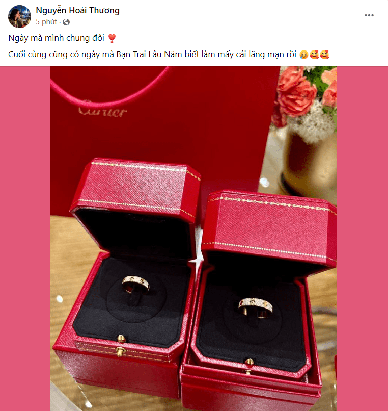 Bạn gái SofM đăng ảnh nhẫn cưới, chính thức xác nhận cặp đôi sẽ về chung một nhà