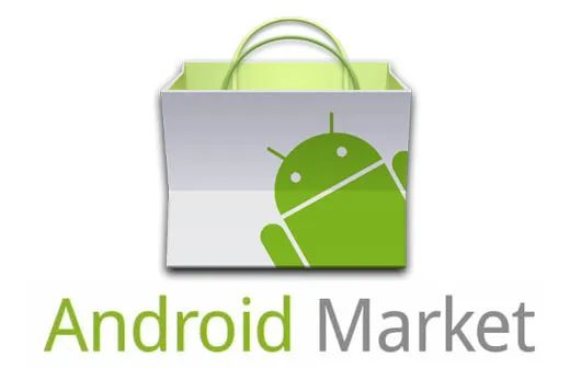 Android Market, tiền thân của Google Play.
