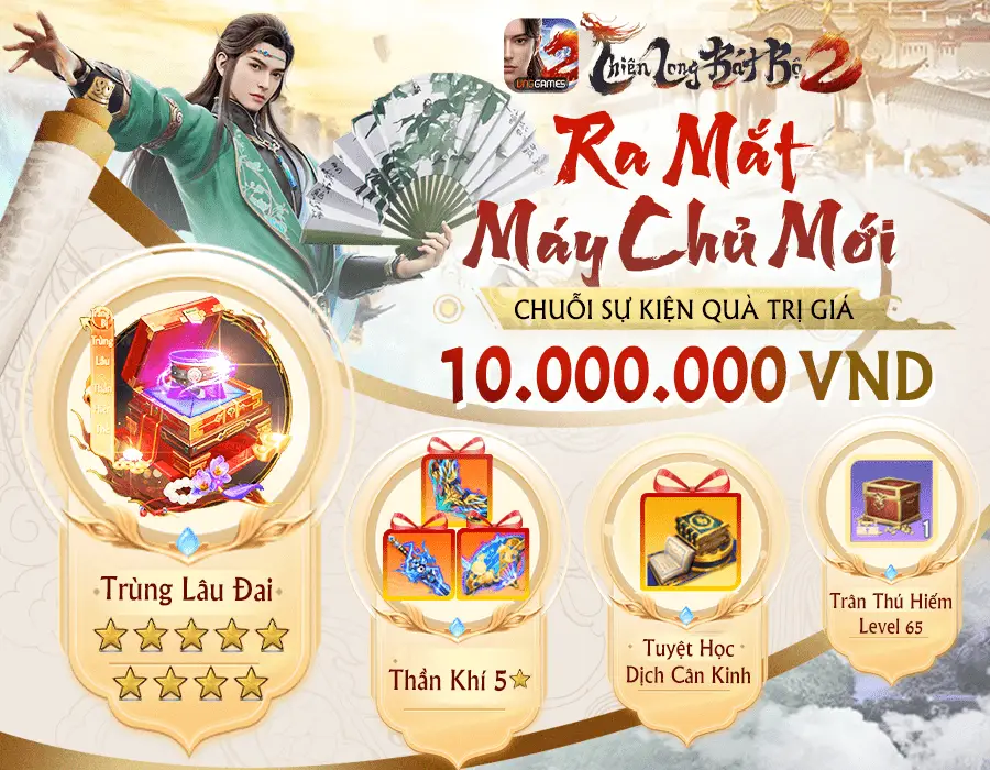 SharingFunVN tặng giftcode Thiên Long Bát Bộ 2 VNG mừng game ra mắt 27/10