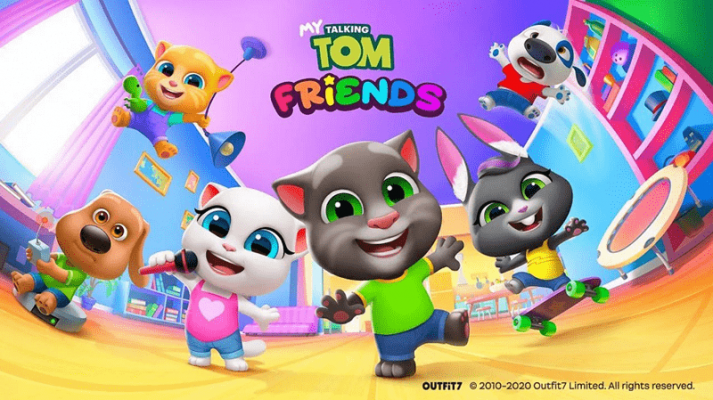 Talking Tom and Friends là game mobile IP được download nhiều nhất.