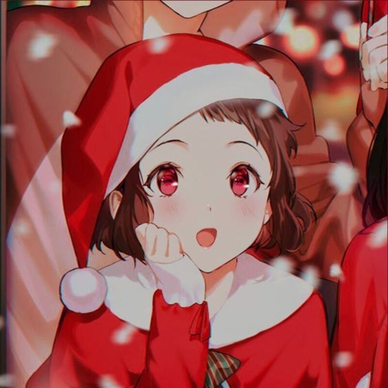 Top ảnh anime Giáng Sinh cute 10