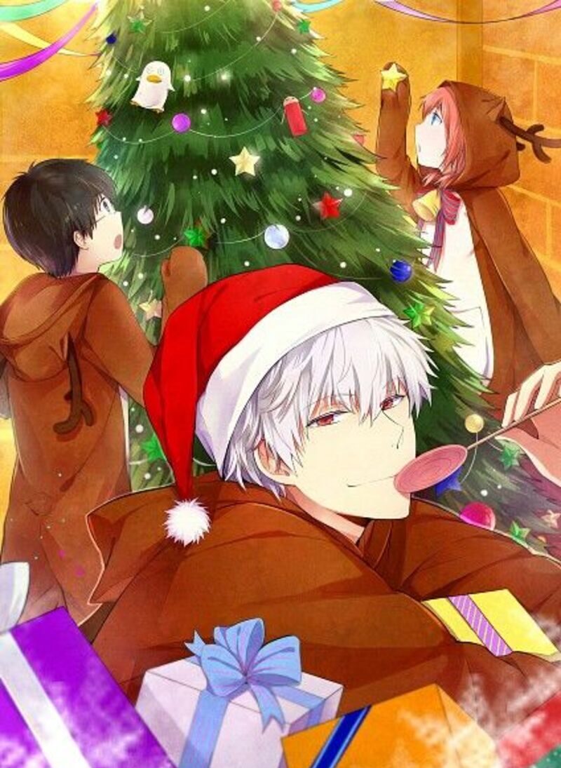 Top ảnh anime Giáng Sinh cute 12
