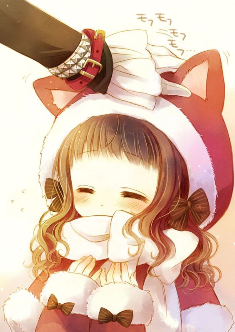 Top ảnh anime Giáng Sinh cute 14