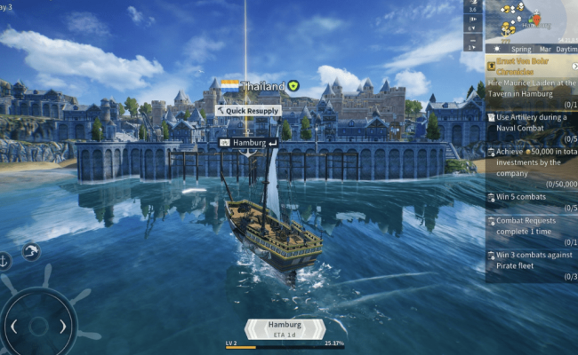 Uncharted Waters Origin là tựa game được đánh giá cao ngay từ khi mở đăng ký trước.