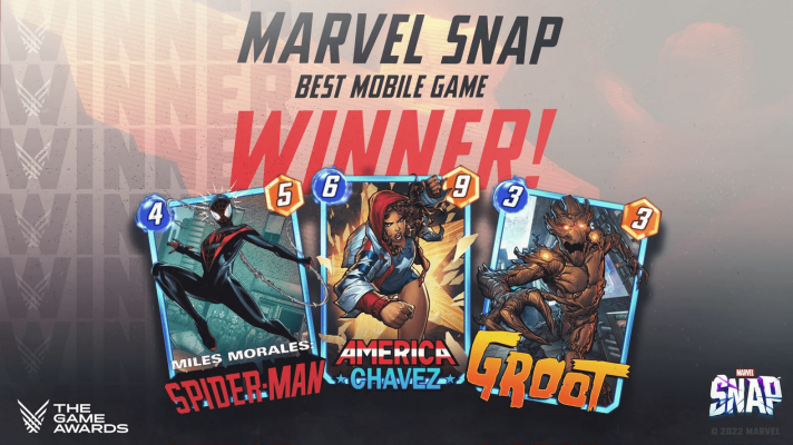 Marvel Snap giành giải thưởng game uy tín