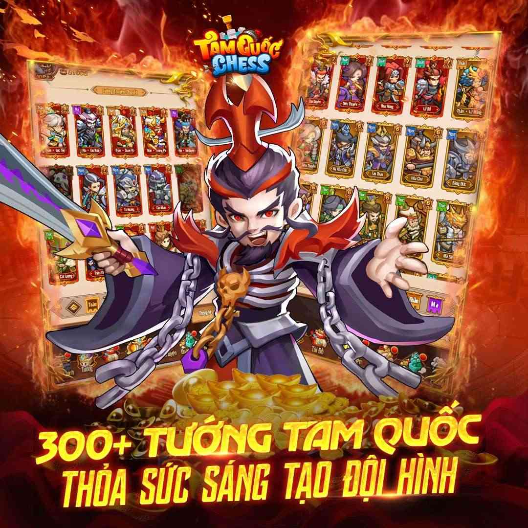 SharingFunVN tặng giftcode Tam quốc Chess mừng game update 08/03